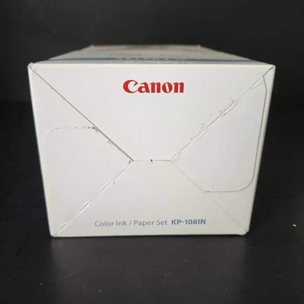 New Canon Selphy CP Color Ink / Paper Set KP-108IN